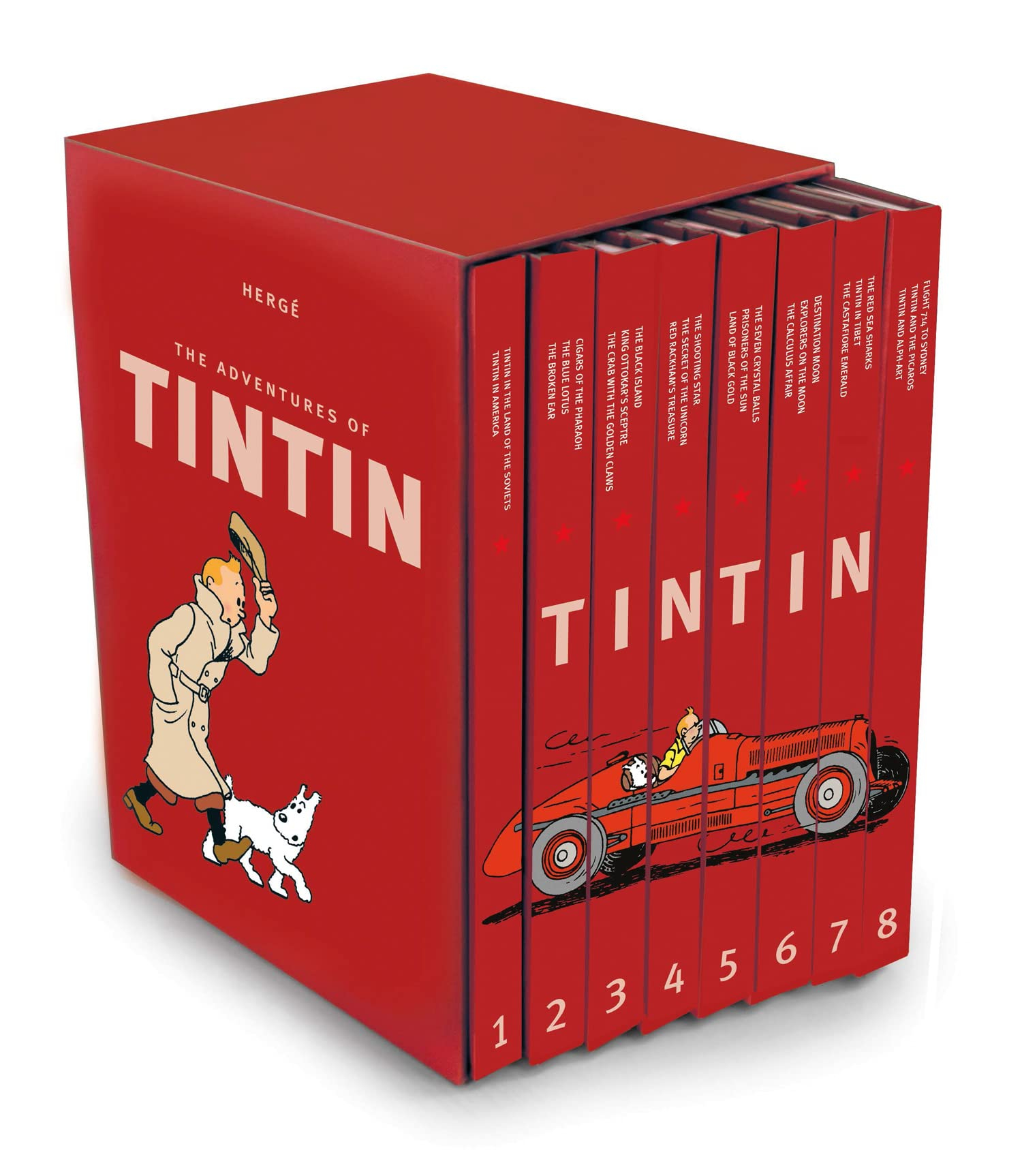 The Adventures of Tintin Complete Set (Tintin #1-24) by Hergé