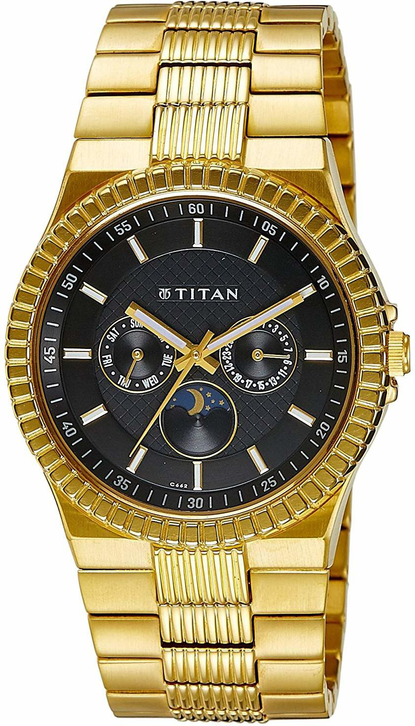 Titan 1532ym03 Tycoon Analog Watch For Men
