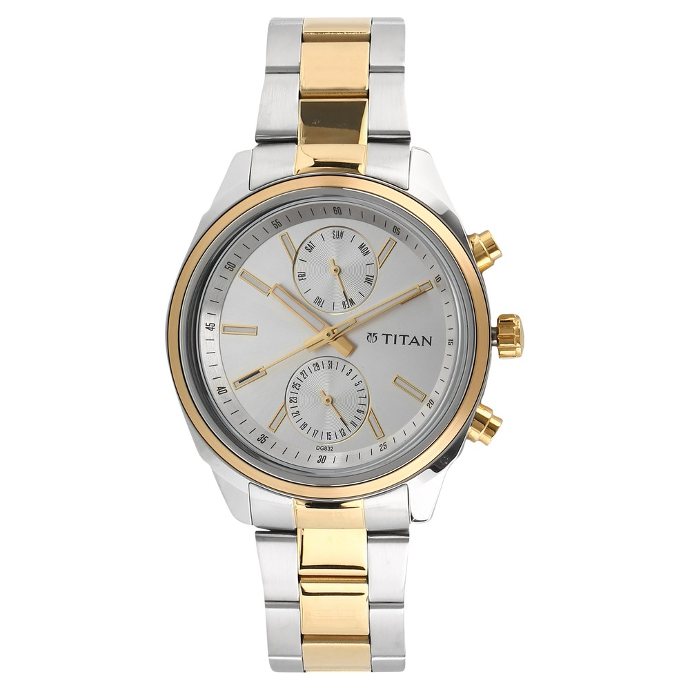 Titan Neo Analog Grey Dial Men's Watch - 1733BM01