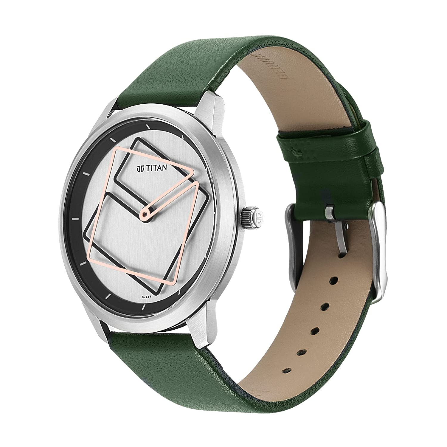 Titan Analog White Dial Men's Watch - 1801SL01