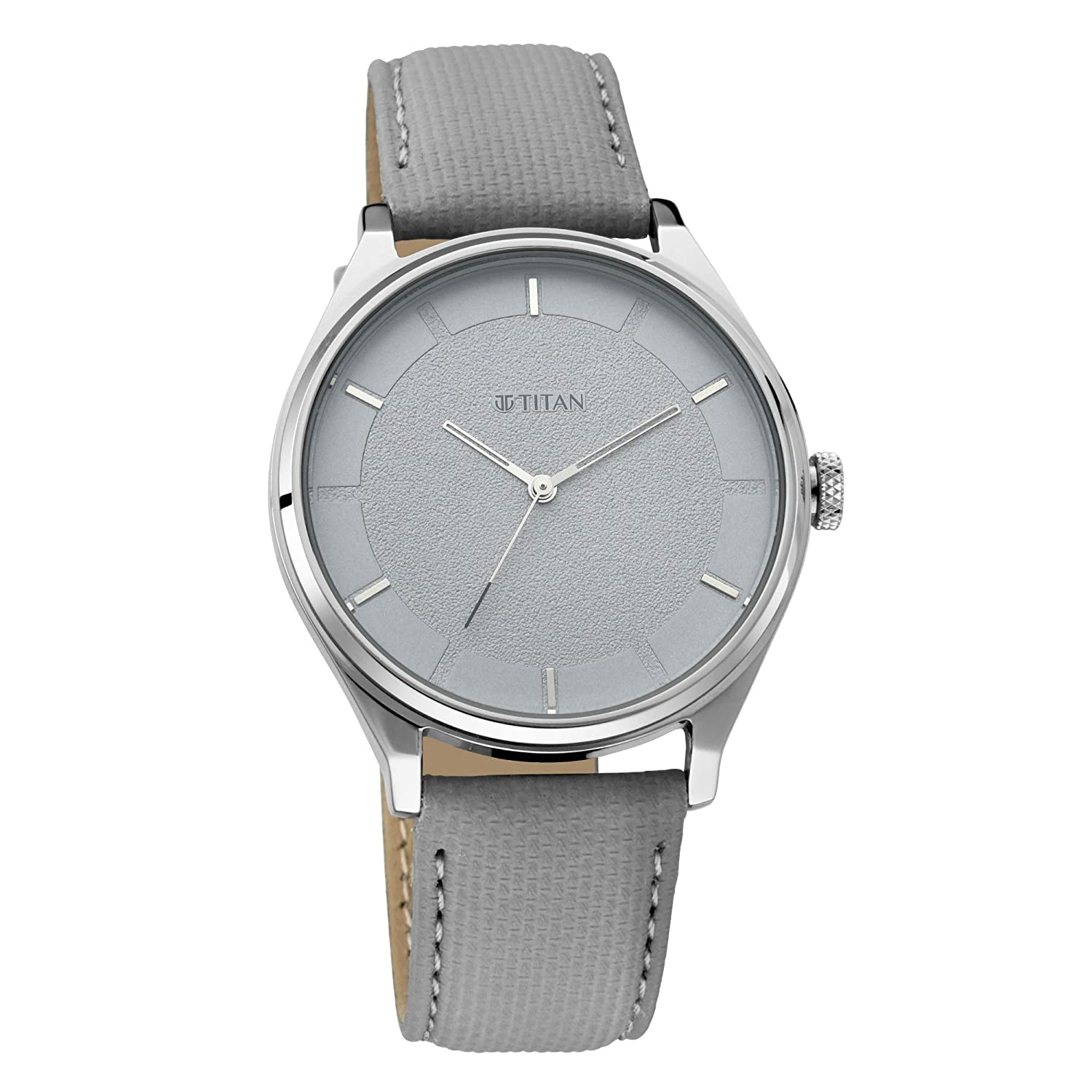 Titan Neo Analog Grey Dial Men's Watch - 1802SL12