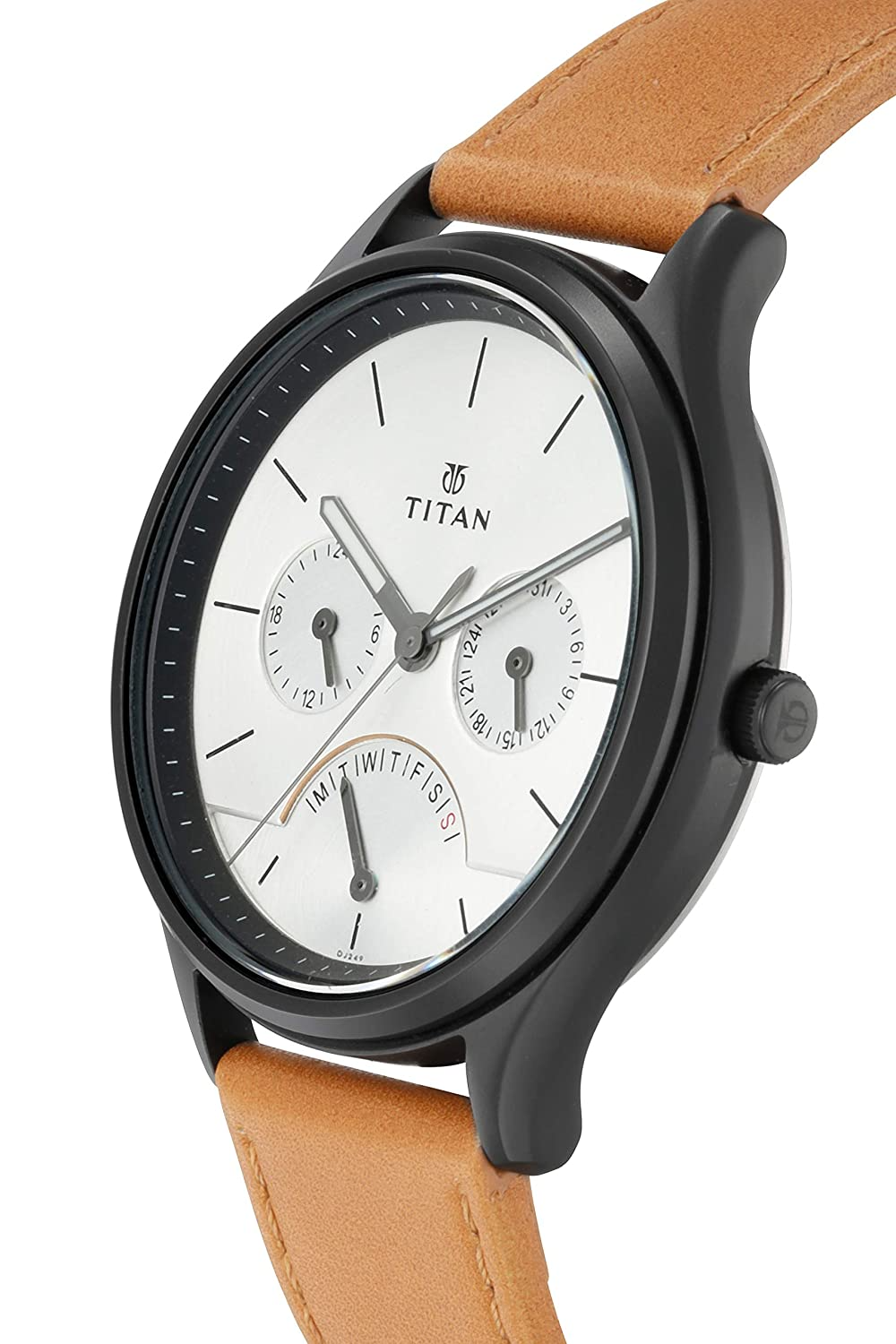 Titan Neo Analog Silver Dial Men's Watch-1803NL01