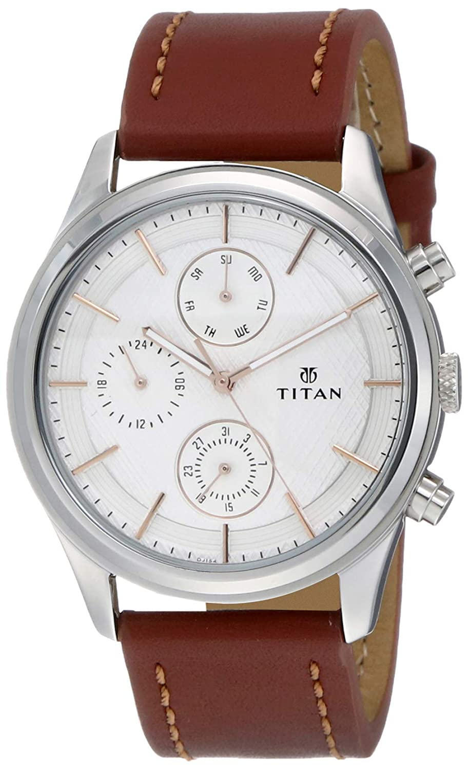 Titan Neo Iv Analog Silver Dial Men's Watch-1805SL01