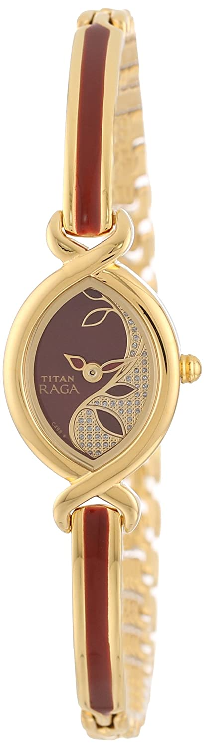 Titan Raga Analog Red Dial Women's Watch - 2251YM23