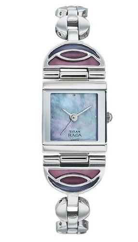 Titan Raga Analog Mother of Pearl Dial Women's Watch - 2500SM02