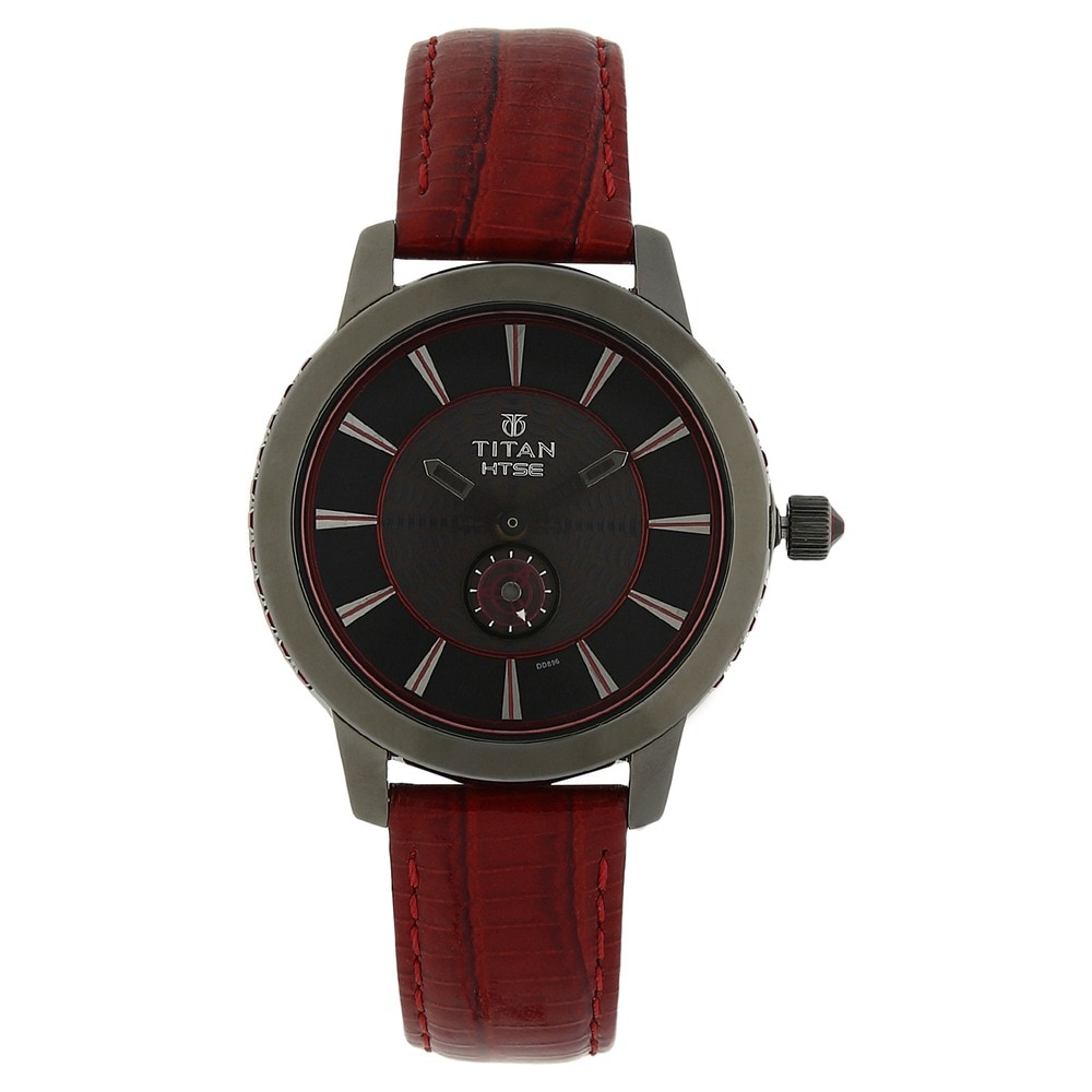 Titan Analog Black Dial Women's Watch-2523QL02