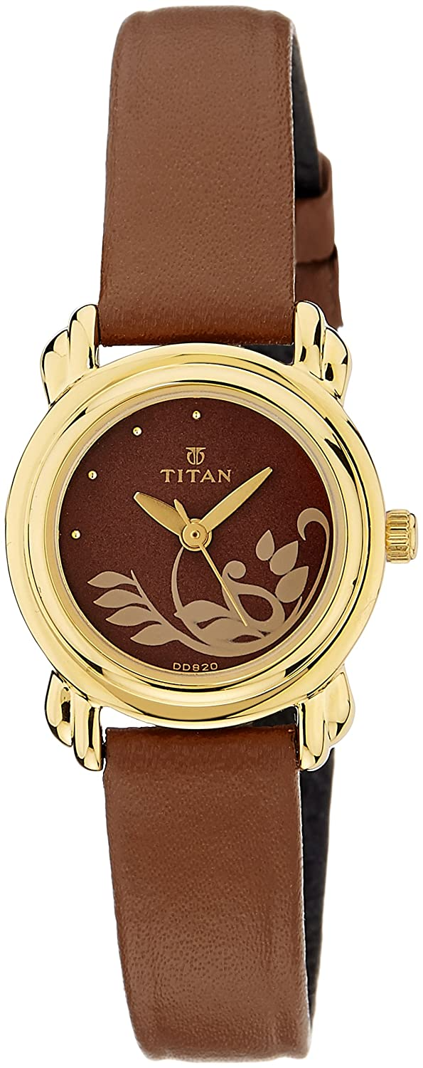 Titan Analog Brown Dial Women's Watch - 2534YL02