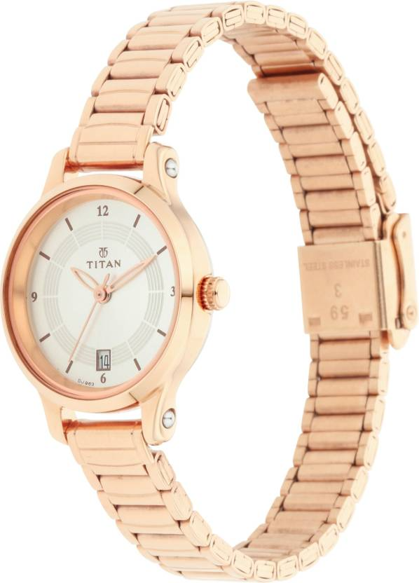 Titan Silver Dial Stainless Steel Watch - 2602WM01