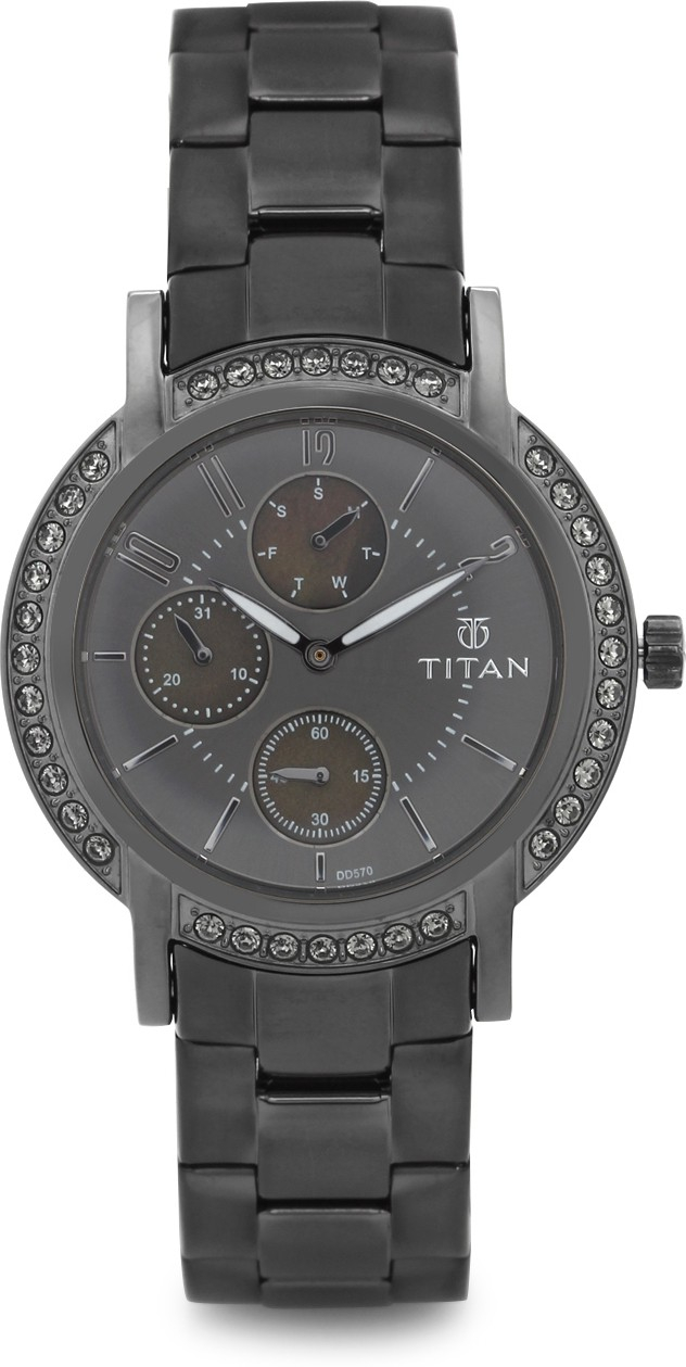 Titan 9966qm01 Purple Analog Watch - For Women