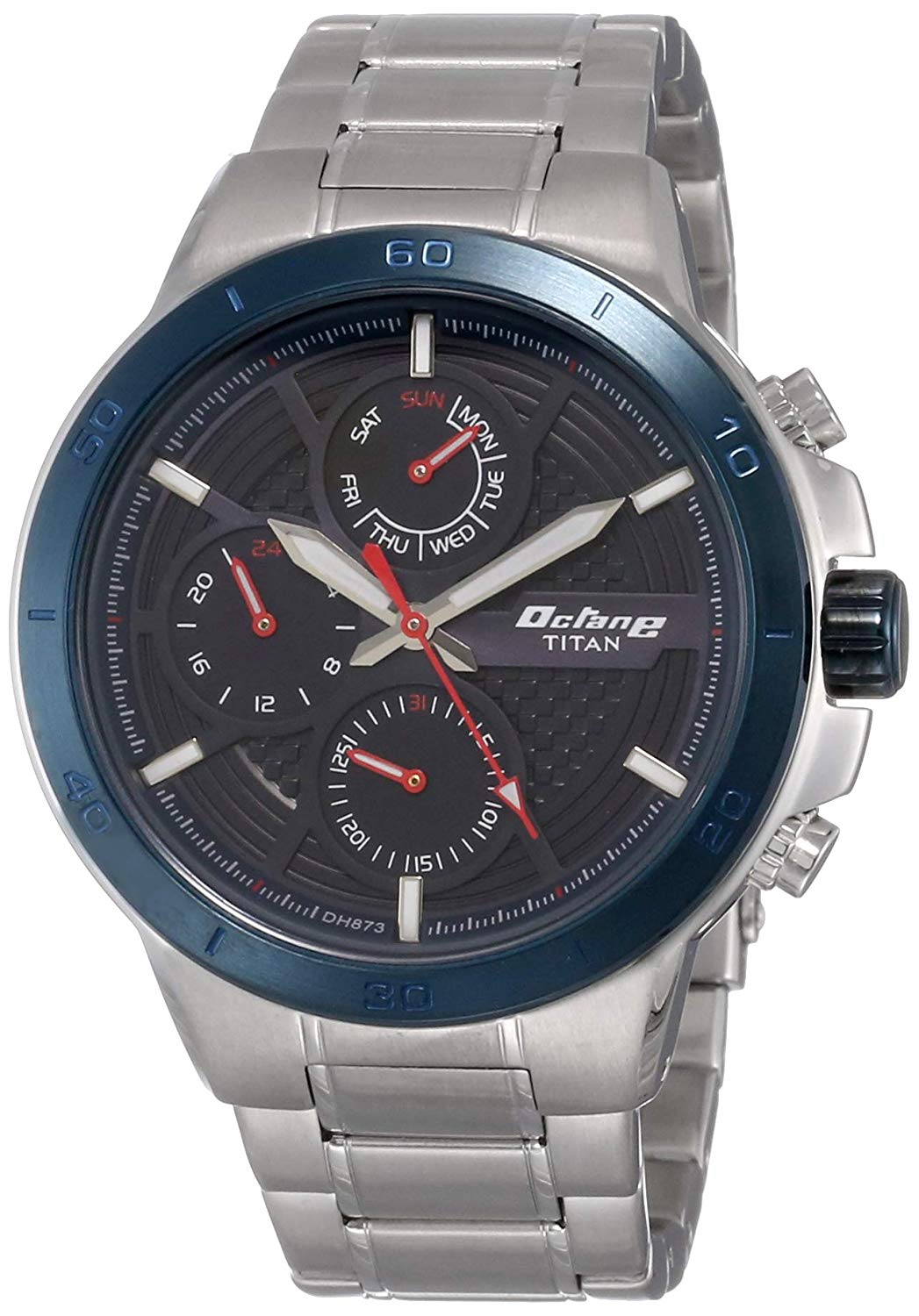 Titan Octane All Metal Analog Blue Dial Men's Watch - 90091KM01
