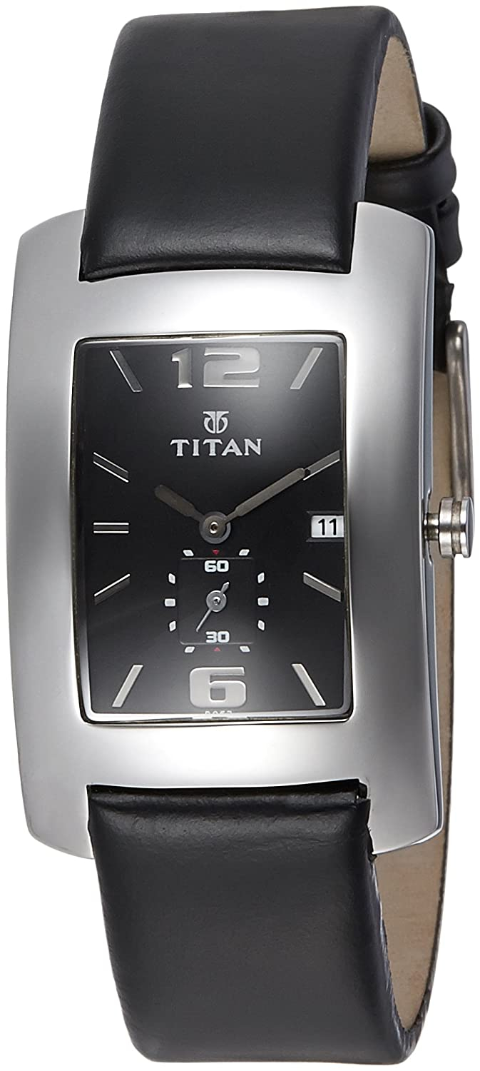 Titan Analog Black Dial Men's Watch-1152SL02