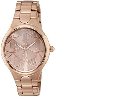 Titan Analog Pink Dial Women's Watch-95060wm01