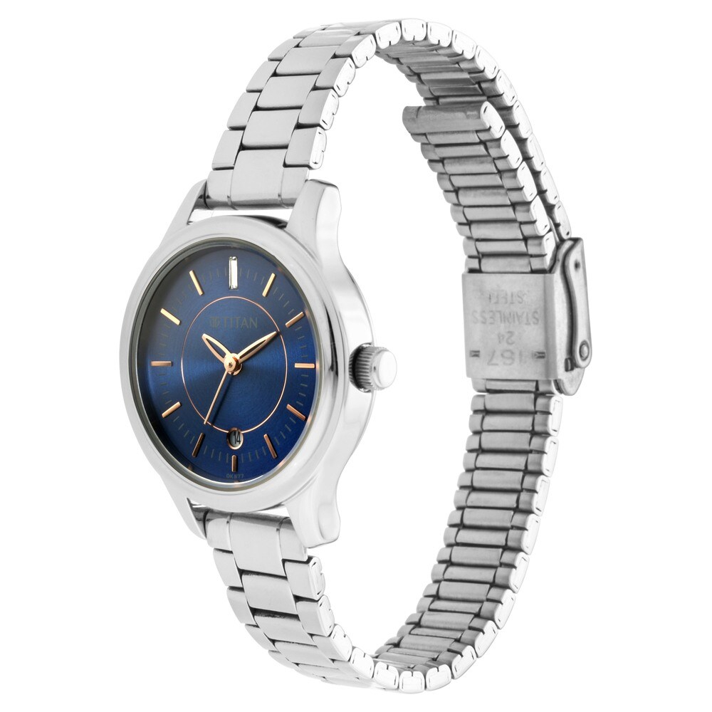 Titan Blue Dial Analog Watch -2638sm01