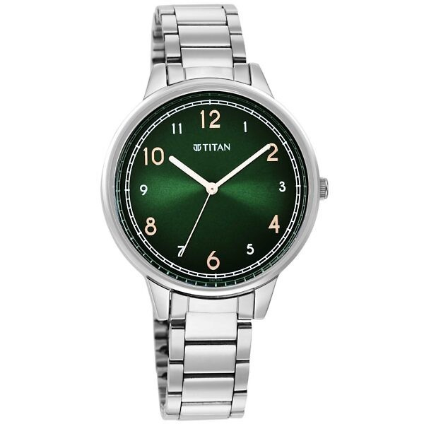Titan Ladies Green Dial Watch - 2648sm05