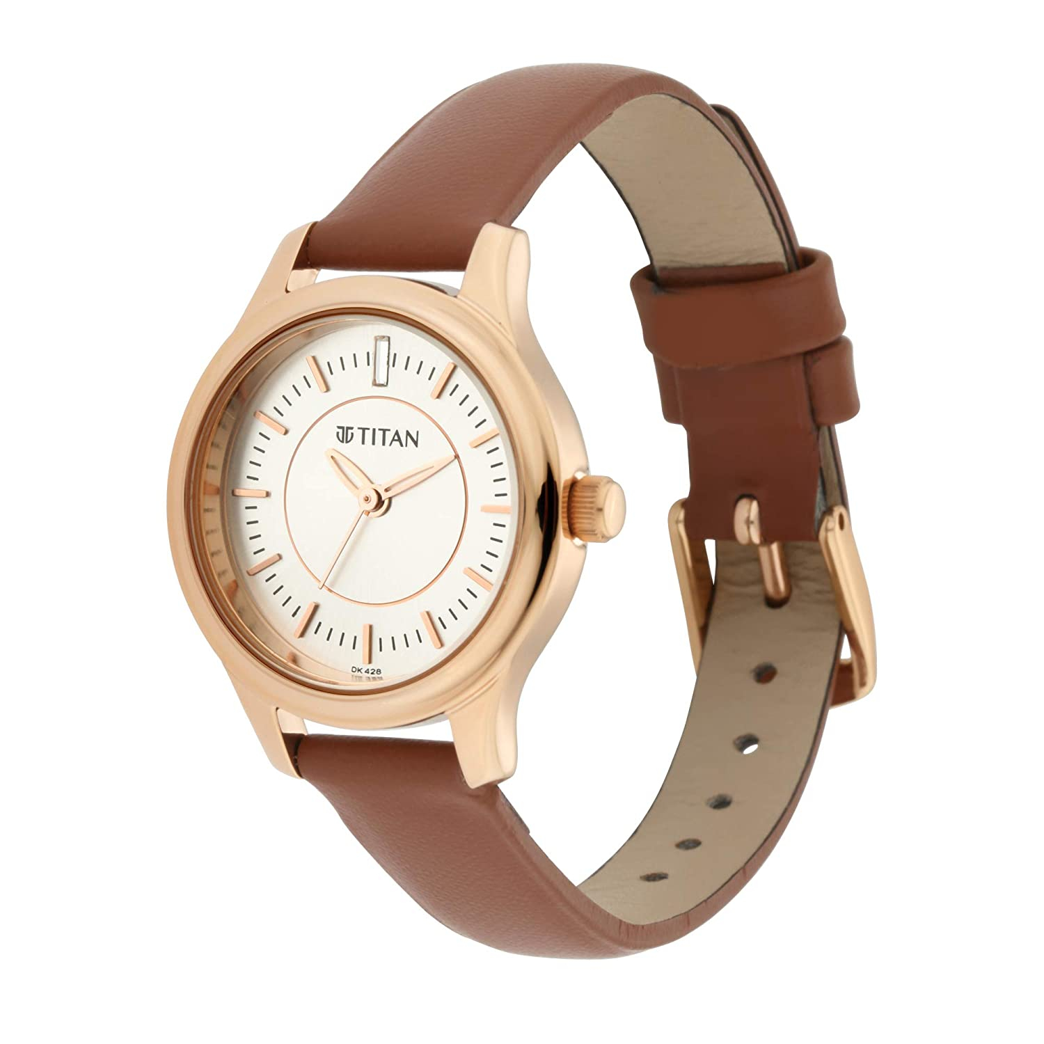 Titan Ladies Karishma Analog Silver Dial Women's Watch-2638wl01