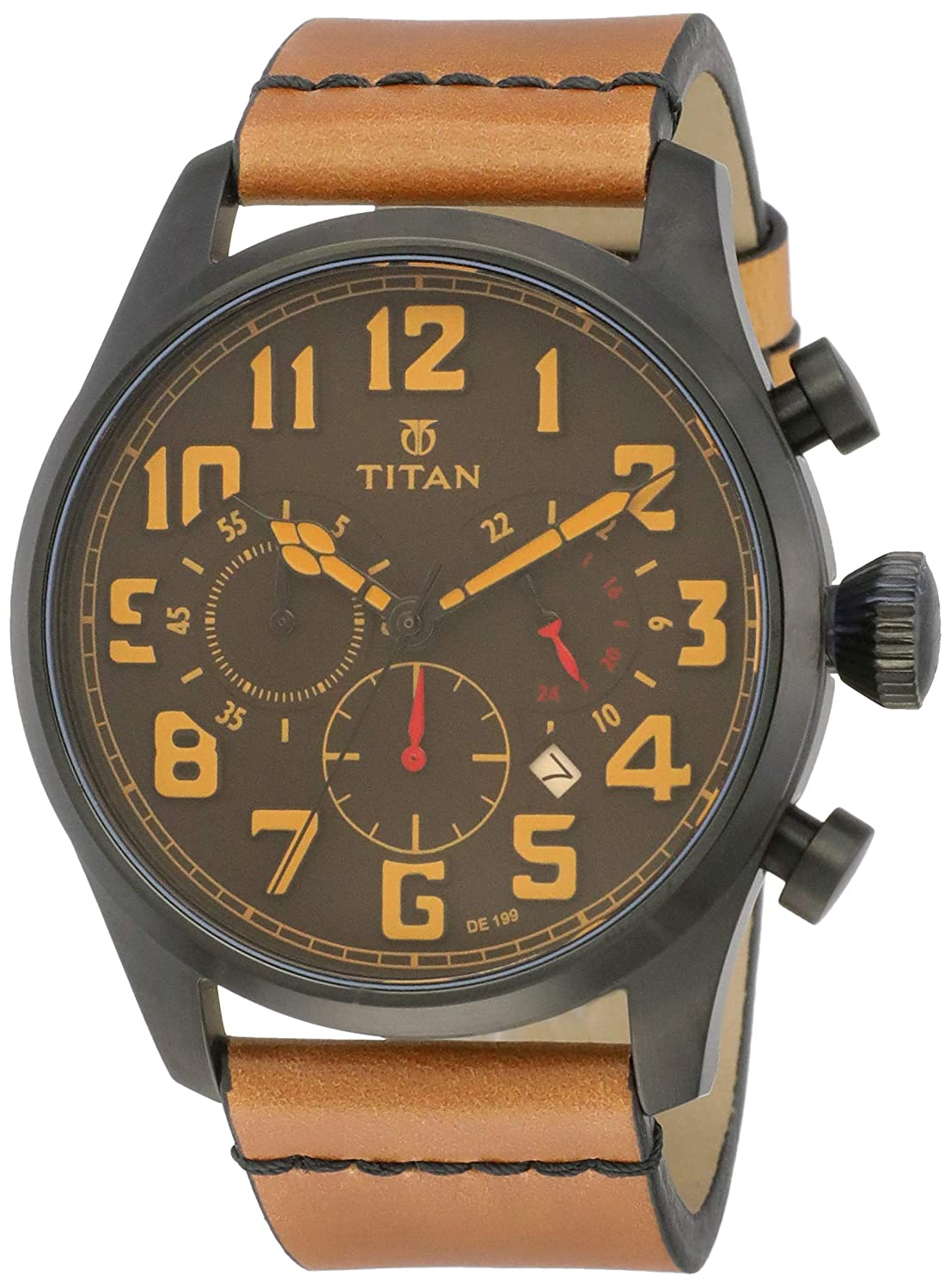 Titan Purple Upgrades Analog Grey Dial Men's Watch-9477nl02