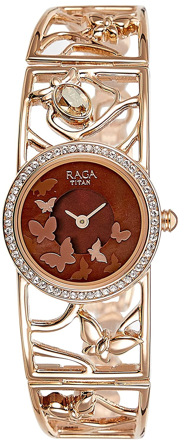 Titan Raga Aurora Analog Brown Dial Women's Watch - 95045wm01