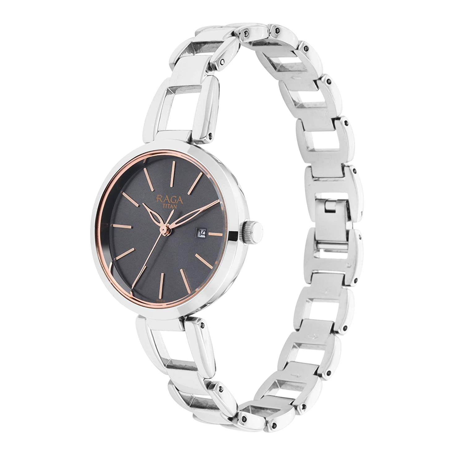 Titan Raga Viva Analog Grey Dial Women's Watch-2642sm01