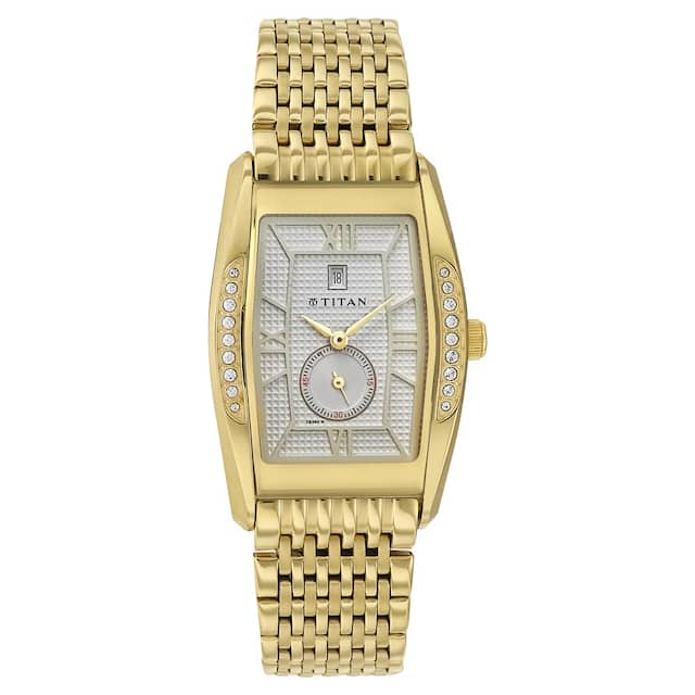 Titan Regalia Analog White Dial Men's Watch-ne1527ym04