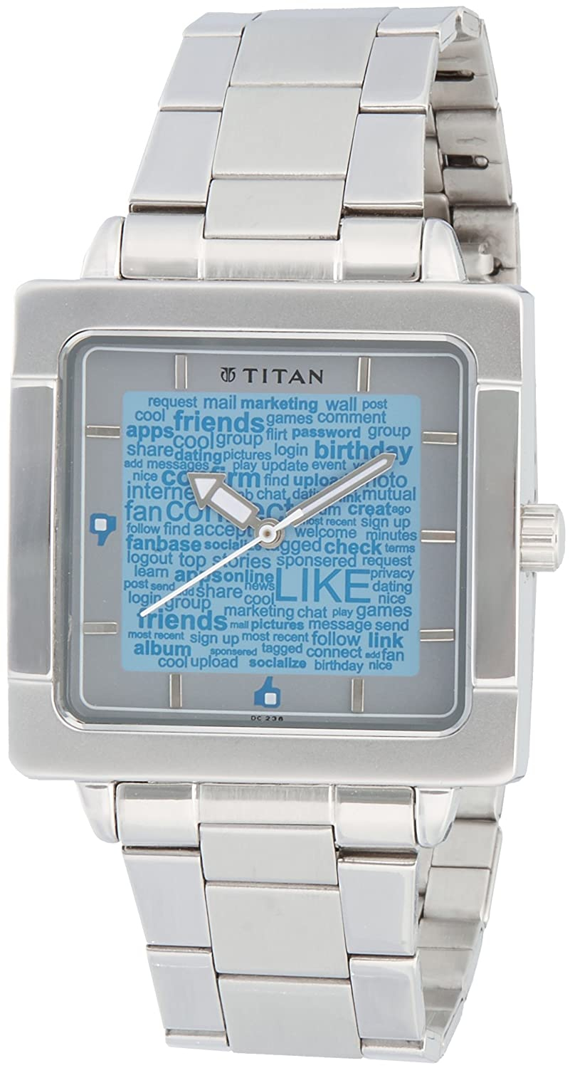 Titan Youth Analog Blue Dial Men's Watch - 1594sm03