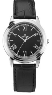Titan Analog Black Dial Watch For Men 1735sl02