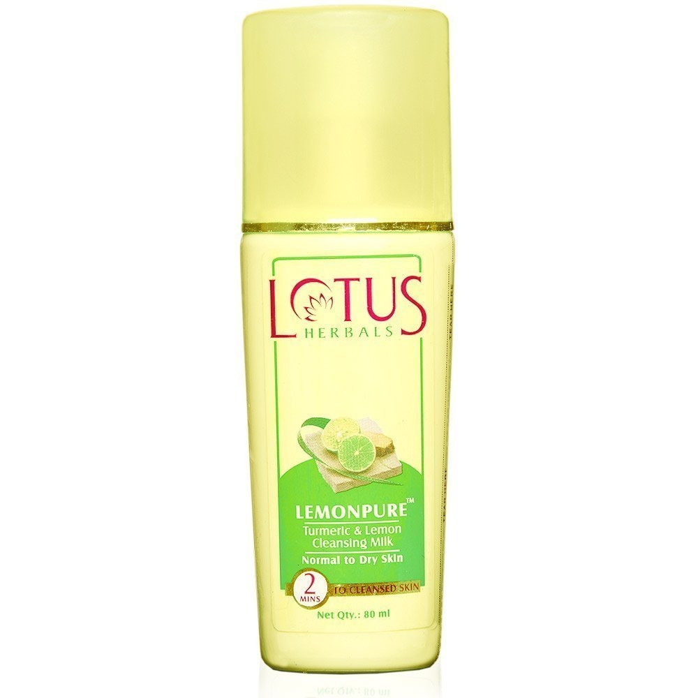 Lotus Herbals Lemonpure Turmeric and Lemon Cleansing Milk 80ml