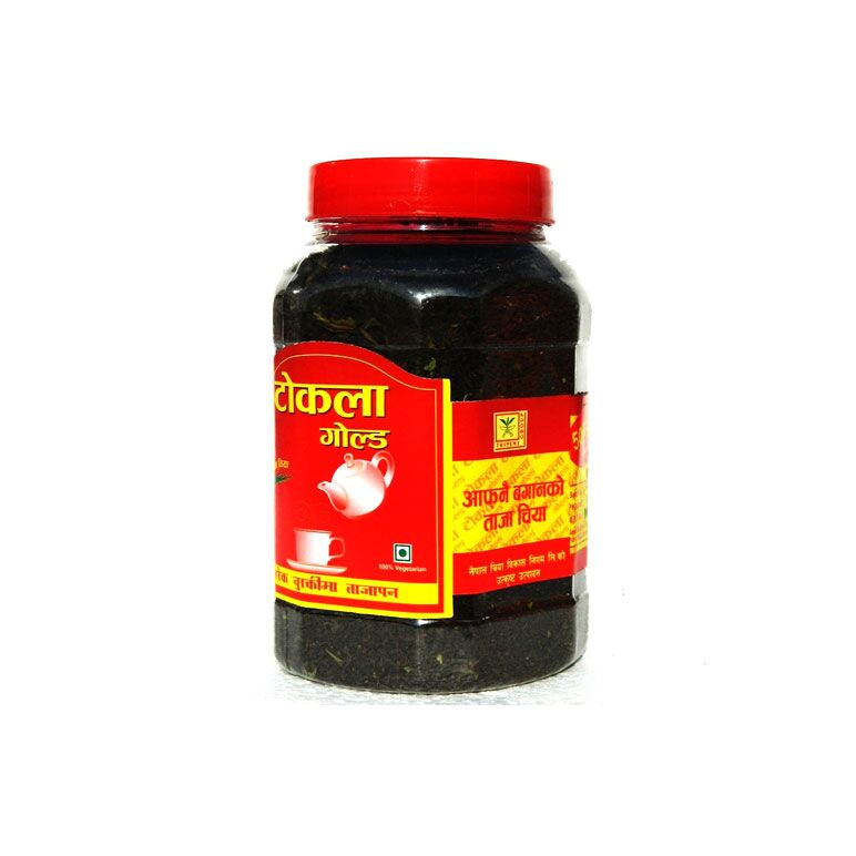 Tokla Gold Tea Jar 1kg