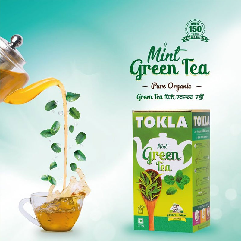 Tokla Mint Green Tea 37.5Gm