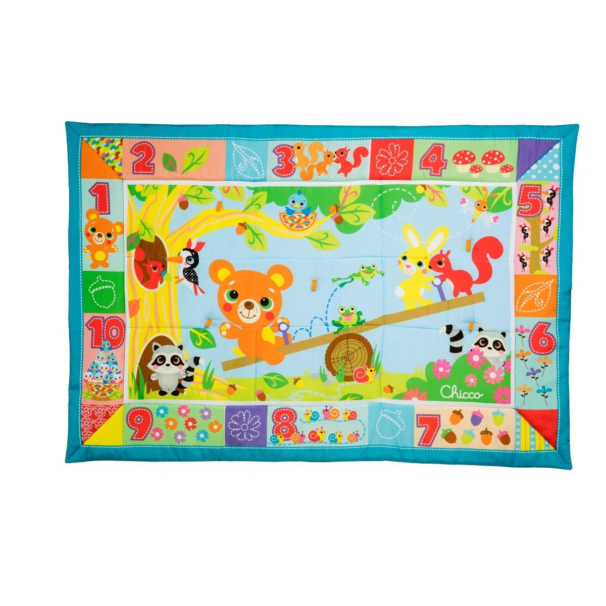 Chicco Forest Animals Play mat XXL, Multi-Colour
