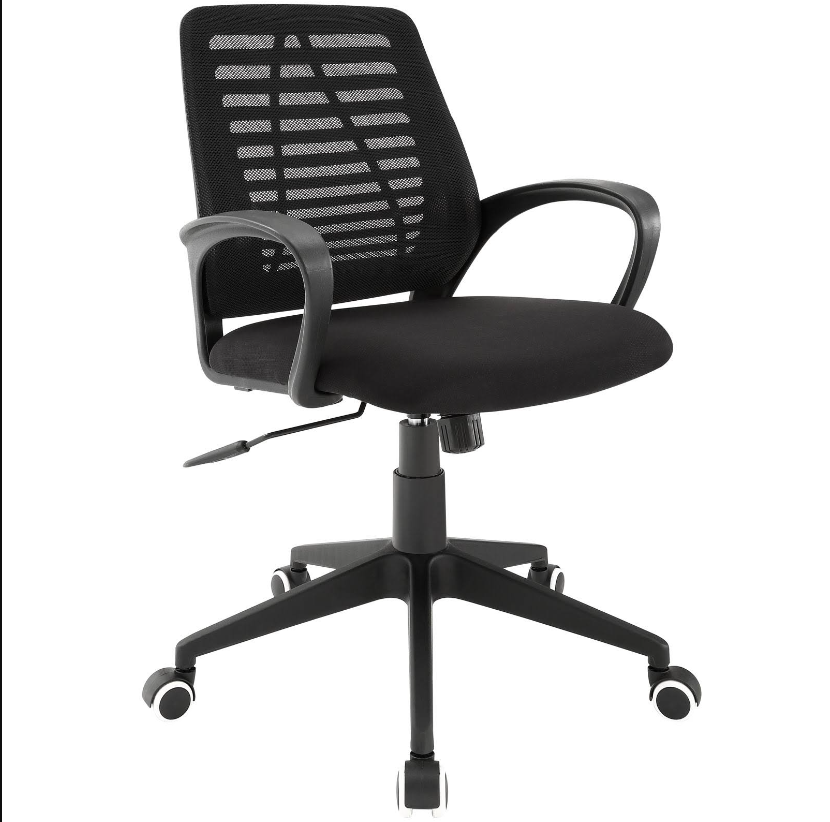 Tulip Mesh Office Chair-Black (TP 124)