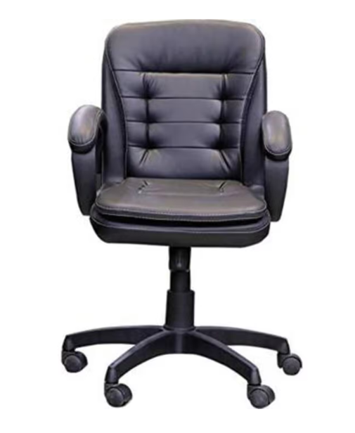 Tulip Conference Desk Arm Mid Back Leatherette Office Chair (TP 226)