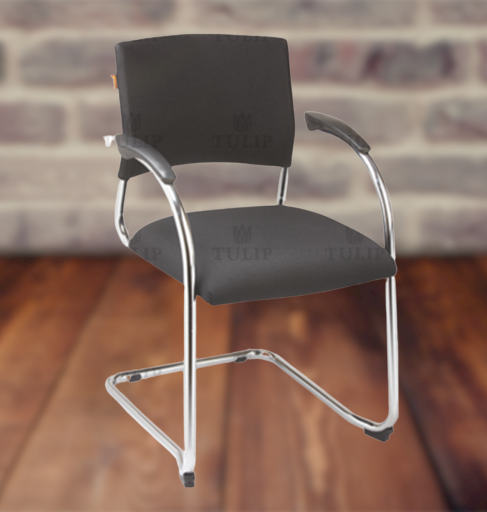 Tulip Grey Visitor Chair (TP 619)