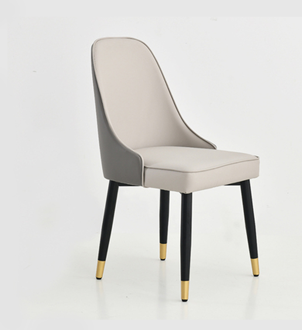 Tulip Dining Chair Leather Upholstery (TP GEMINI)