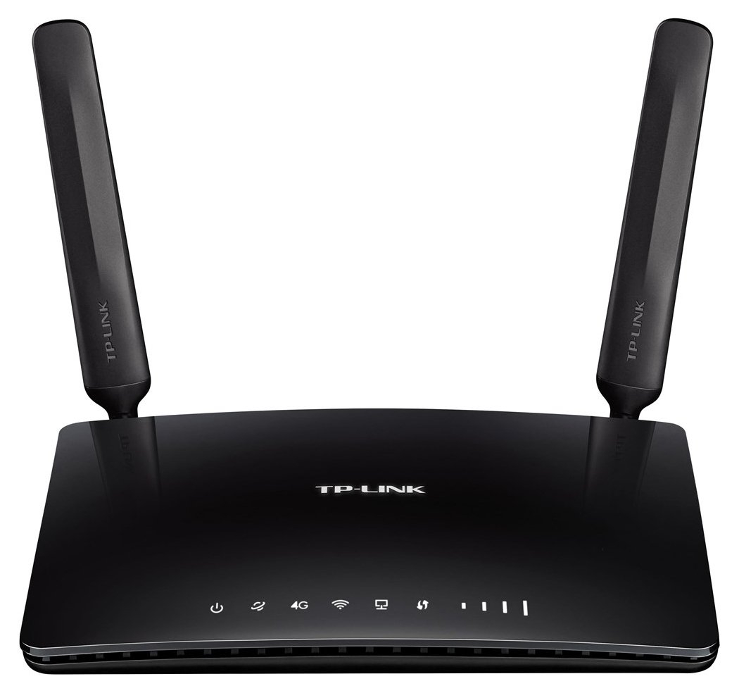 TP-Link TL-MR6400 300Mbps 5 GHz 4G Mobile Wi-Fi Router, 4 Ports, High Reception Sensitivity, No Configuration Required, with Micro SIM Card Slot, App Management