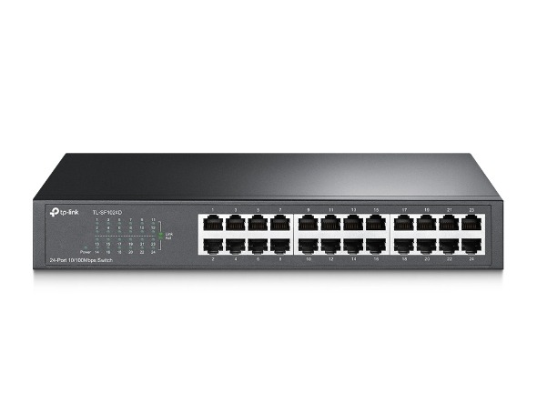 Tp-link Switch TL-Sf1024d 24-port 10/100mbps Desktop/Rackmount Black
