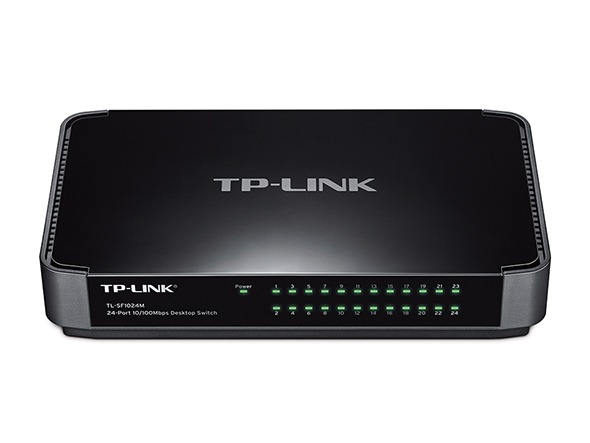 Tp-Link 24-Port 10/100mbps Desktop Switch Tl-Sf1024m Black