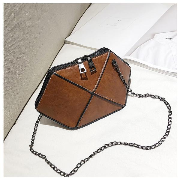 Trend Fashion Casual Women's Water Cube Stitching Handbag 41001941