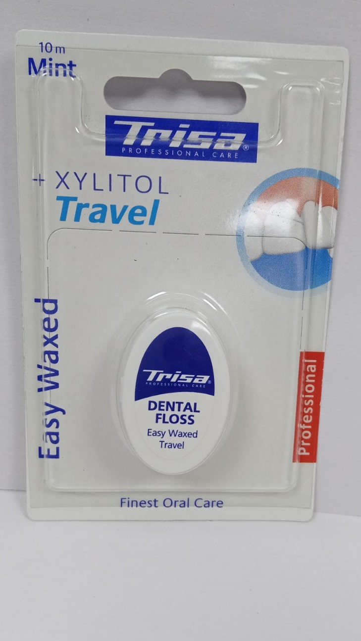 Trisa Easy Waxed Dental Floss Travel Size