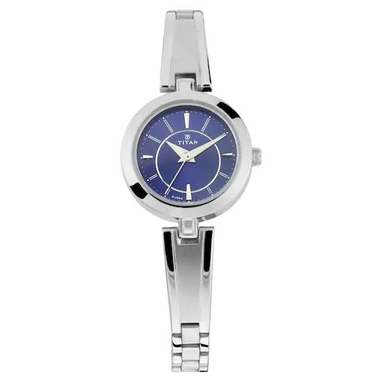 Titan Blue Dial Analog Watch for Women 2598SM03