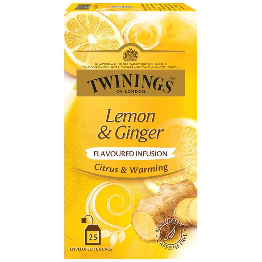 Twinings Lemon & Ginger 25 Sachets