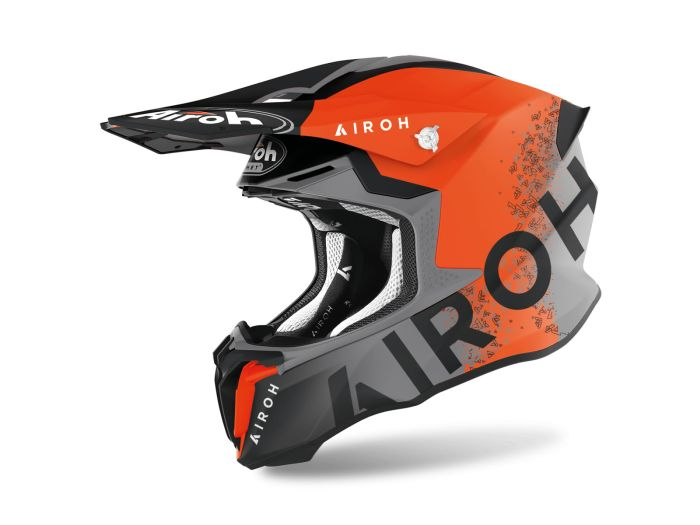 Airoh Twist 2 Bit Helmet Orange Matt
