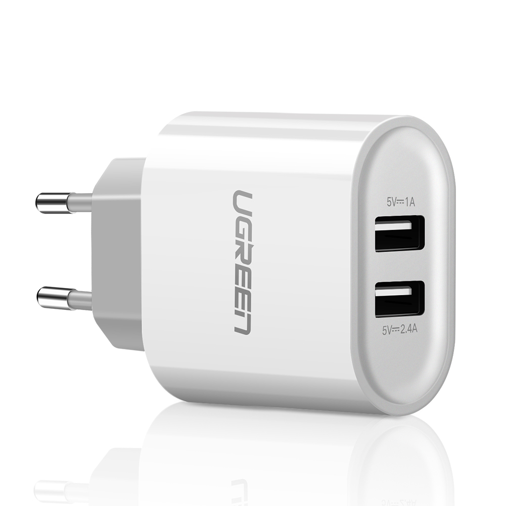 UGREEN Mobile Dual USB Wall Charger 3.4A EU 20284