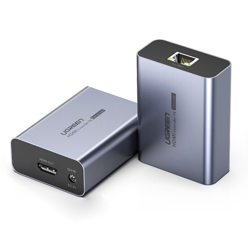 UGREEN HDMI Extender 50m Over a Single Cat5e/6（Transmitter*1+Receiver*1)