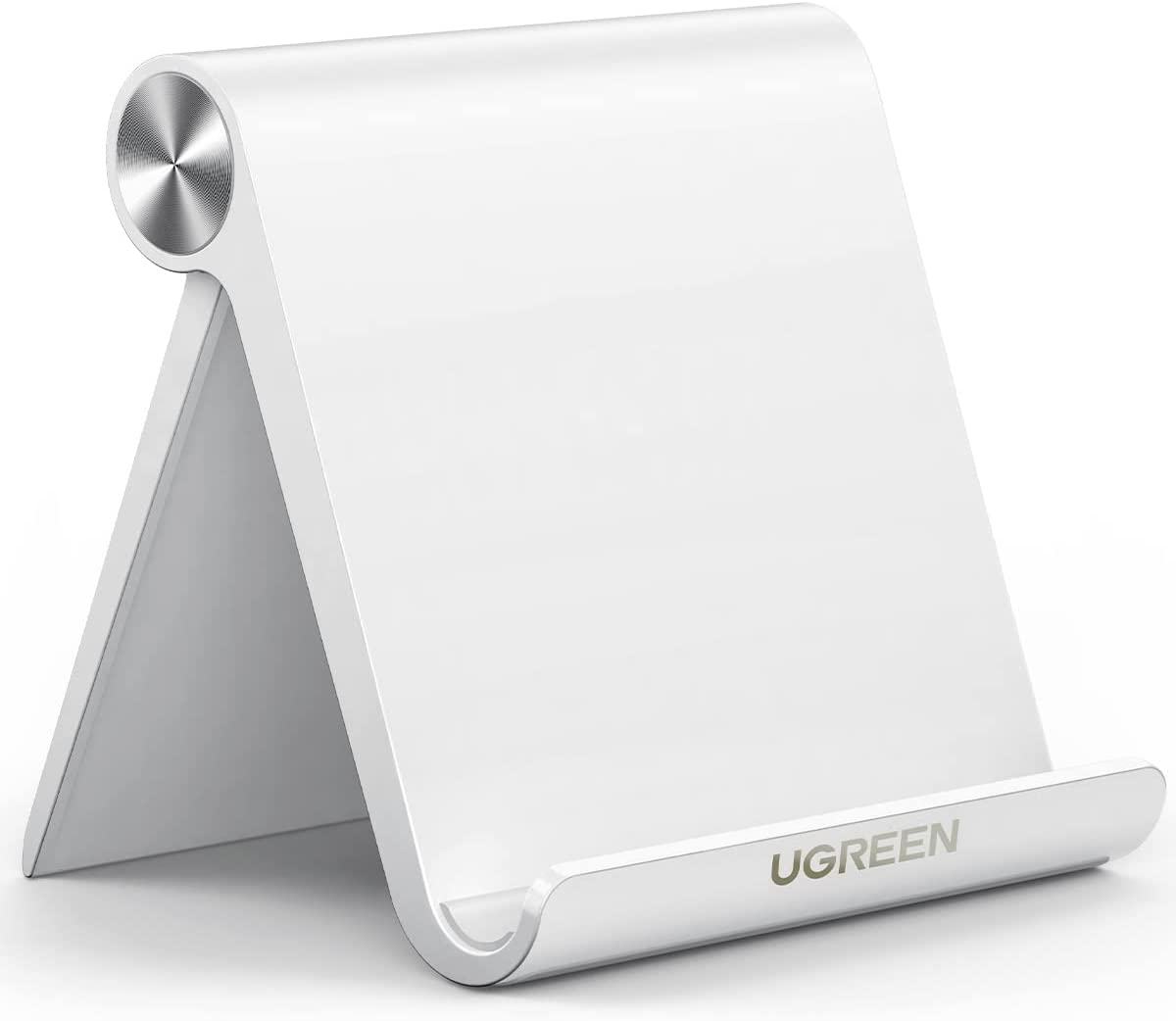 UGREEN Tablet Stand Holder Adjustable Portable Desktop Holder Dock White