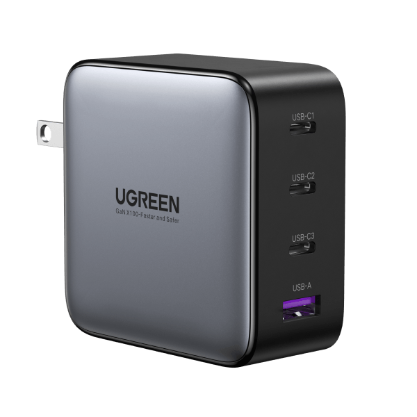 UGREEN USB-A+3*USB-C 100W GaN Tech Fast Charger 40749