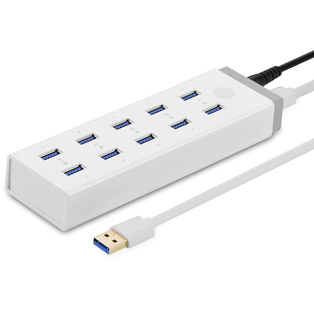 UGREEN USB 3.0 Charging Hub 10 Port (White) 20297