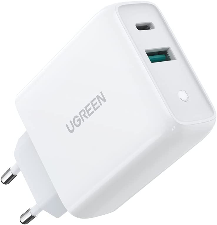 UGREEN USB-A+USB-C 36W Wall Charger