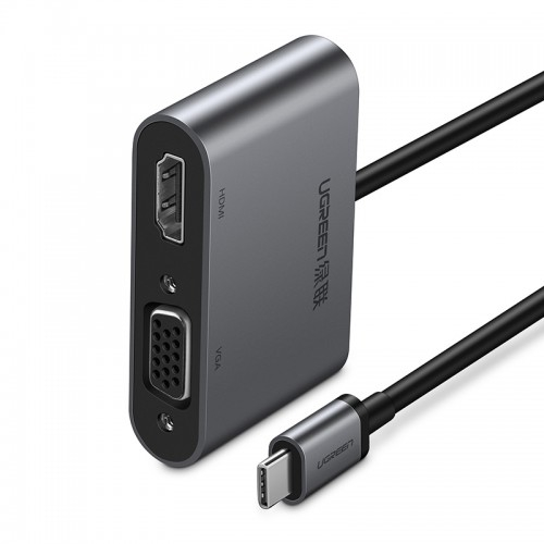 Ugreen USB-C To HDMI+VGA Converter With PD 141
