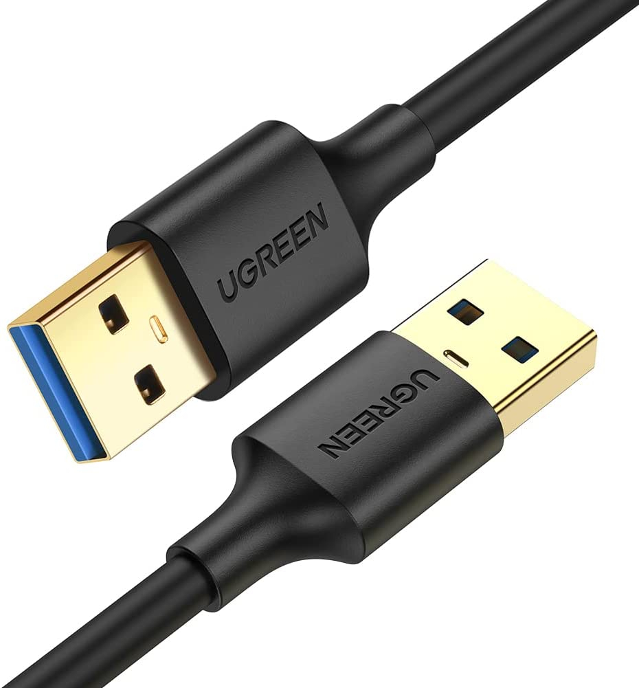 UGREEN USB to USB Cable, 2 mtr USB 3.0 Male to Male Type A to Type A Cable for Data Transfer 10371