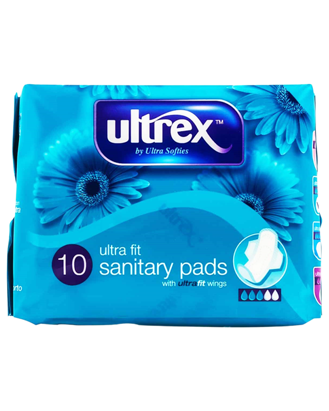 Ultrex Ultra Fit Sanitary Pads 10's